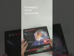 PCWINMAX Radeon RX 550 4GB GDDR5 ITX-Computer PC Spiel-Videografikkarte GPU 128-Bit