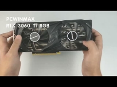 Grafische Doppelfans 12Pin 220W HDM1/DP PCWINMAX RTX Karten-RTX 3060ti 8GB für den Desktop
