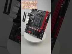 PCWINMAX B450 AM4 DDR4 WiFi-Mutterplatte - Hochleistungs- und zuverlässige Verbindung für Ihren PC-Build