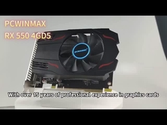 PCWINMAX Radeon RX 550 4GB DDR5-Grafikkarte     1080p-Spiel- und Multimedia-Leistung