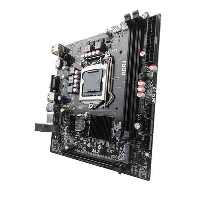 PCWINMAX H110 LGA1151 Micro ATX Desktop Motherboard, DDR4 Dual Channel Support 6th 7th Gen i3 i5 i7 CPU, for Office & Gaming PC, OEM Wholesale