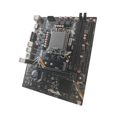 PCWINMAX H610 Double Channel DDR4 Motherboard Supporting12th 13th and 14th Gen i3 i5 i7 i9 Processor SATA 6Gb/s M.2 Slots mATX LGA1700 Mainboard