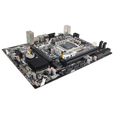 PCWINMAX H410 Chipsatz LGA 1200 Micro-ATX-Mainboard DDR4 unterstützt Core i3/i5/i7 der 10./11. Generation, für Business-Desktop & Office-PC, Großbestellung