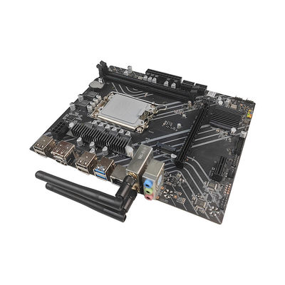 PCWINMAX H610 Wifi DDR4 Socket LGA1700 PCIe 4 SATA 6Gb/s M.2 mATX-Mutterplatte für die 12. 13. 14. Generation Intel Core i3 i5 i7