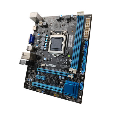 PCWINMAX B75 LGA1155 Micro ATX Motherboard unterstützt 3./2. Gen Core i3/i5/i7 CPU DDR3 Dual Channel SATA 3.0 USB 3.0 Stabile OEM-Hauptplatine für Business/Office PC