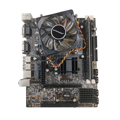 PCWINMAX Original G41 LGA775 Motherboard + 4GB DDR3 RAM + E5 CPU + Lüfter Mainboard Combo