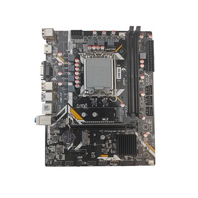 PCWINMAX Neues OEM H610 Motherboard LGA1700 unterstützt Intel Core Prozessoren der 14./13./12. Generation MATX