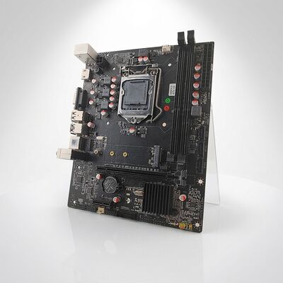 PCWINMAX-Mutterplatte B75 LGA1155 MATX DDR3 bis zu 16 GB M.2 SATA3 HD VGA-Ports Desktop-Platte für Office-PC und Business-Systeme
